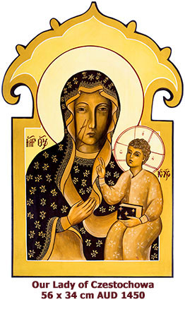 Our Lady of Czestochowa, Polish Black Madonna icon